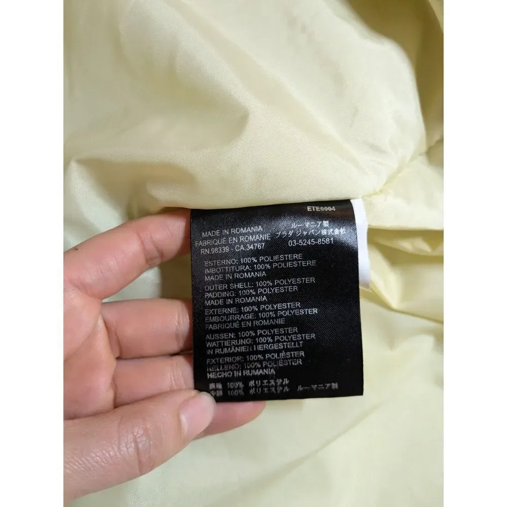 Prada Goretex Jacket Hood Nylon Art. 280336 Pockets Size 40 US 4